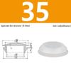 High-Temp Resistant Silicone Rubber Stopper with Card Slot Sealing Cap