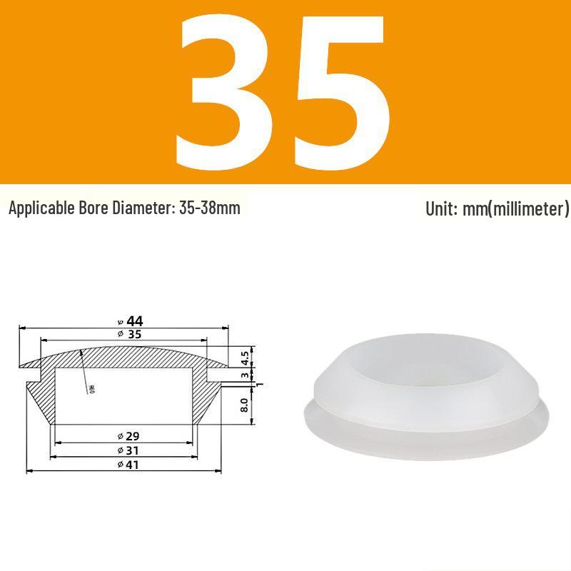 High-Temp Resistant Silicone Rubber Stopper with Card Slot Sealing Cap