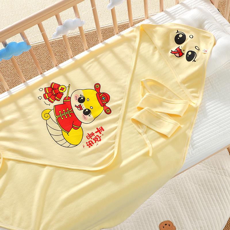 

Пеленка-кокон из чистой хлопковой марли для новорожденных