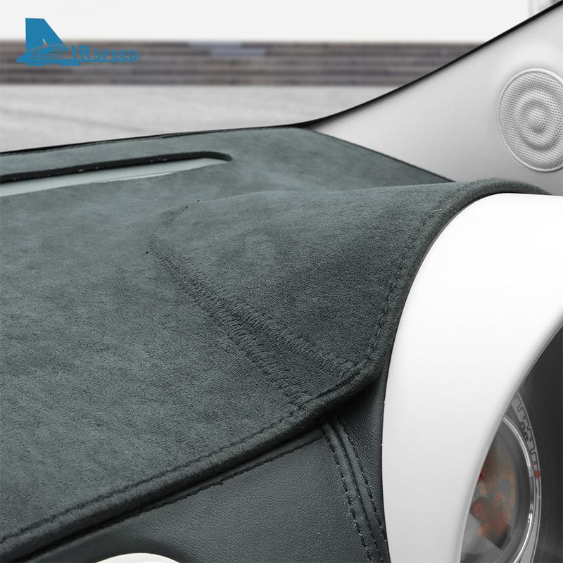 Flanell Armaturenbrettabdeckung Für Fiat 500 2008-2023 Abarth 595 2012 2013-2023 Linkslenker Rechtslenker Auto Armaturenbrett Sonnenschutzmatte Teppichpolster Zubehör