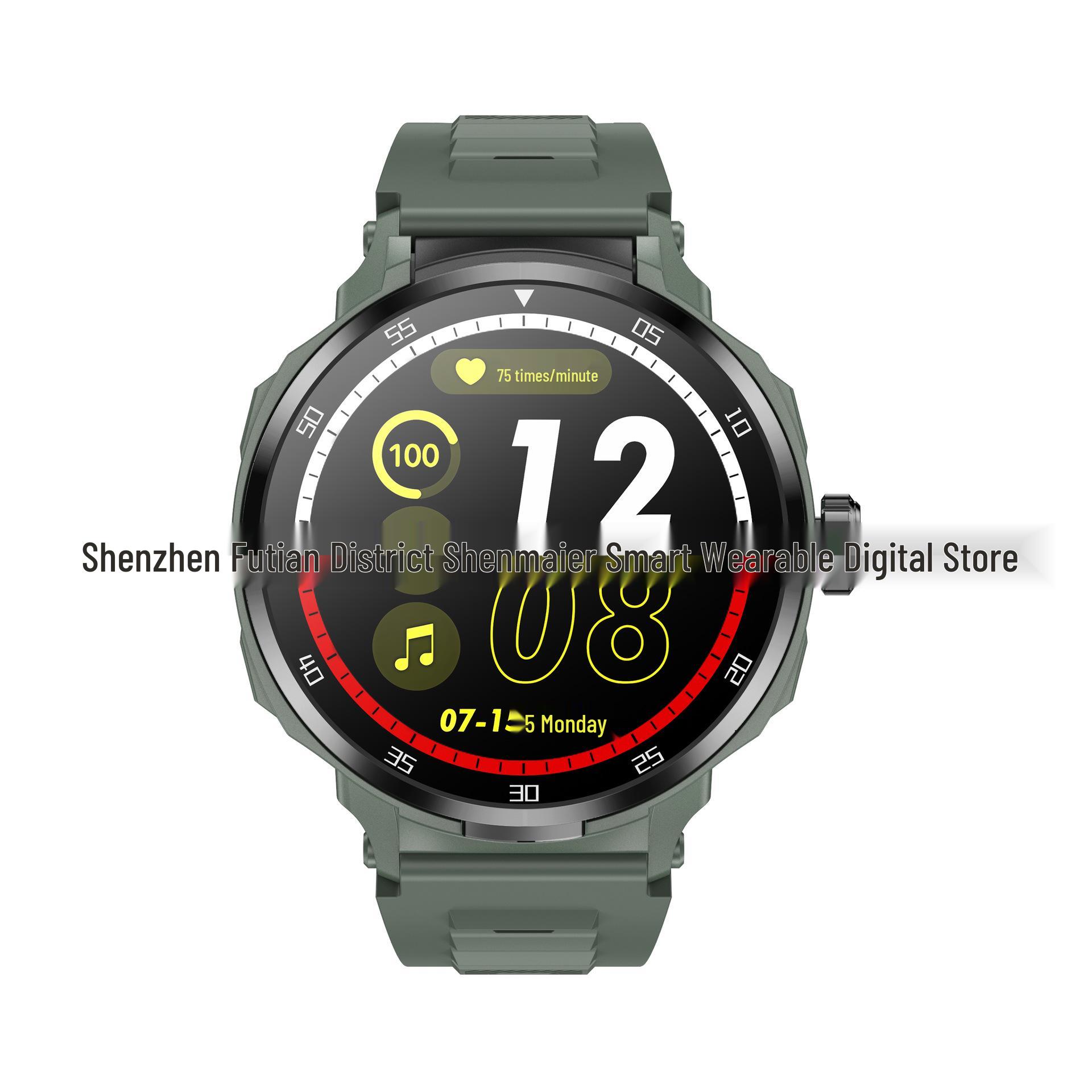 D11 Smart Watch with Bluetooth Earbuds, NFC, Health Monitoring, and Multiple Sports Modes зелёный