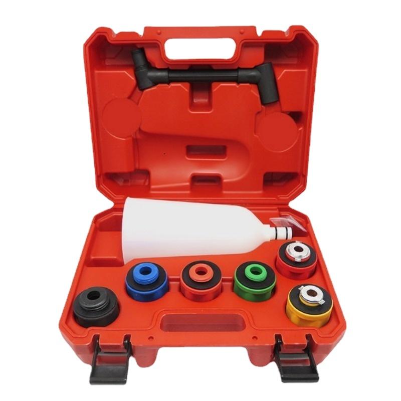 16PCS Engine Oil Filler Set Automobile Engine Replacement Funnel Device Oil Change Tool Car Engine Oil Filling Funnel 8-piece set