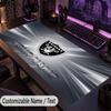 Tappetino per Mouse Grande Las Vegas Raiders Testo Nome Personalizzato Tappetino da Scrivania Personalizzato Tappetino da Gioco Antiscivolo