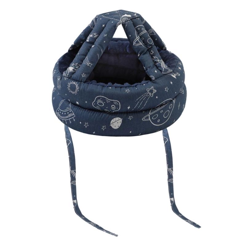 Cute Baby Safety Cap Toddler Walking Safety Hat Baby Anti-Impact Helmet Cotton Cap Protects Babies from Accidental Fall