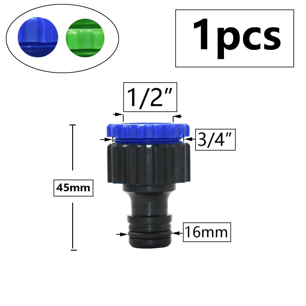 

Quick Connector Garden Hose 1/4 3/8 1/2 3/4 1 Watering Pipe Coupler Stop Water Connector Repair Joint Irrigation System Fitting