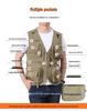 Men's Casual Multi-Pocket Mesh Vest for Fishing & Photography - Sleeveless Outdoor Spring/Autumn