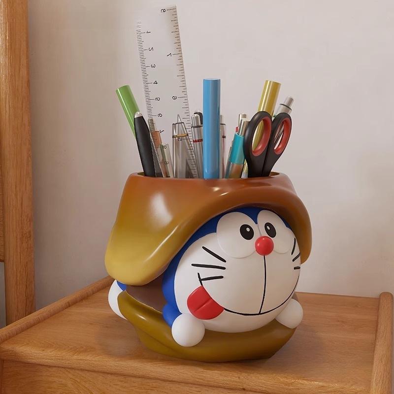 Creative & Cute Calligraphy Brush Holder: Multifunctional Desktop Storage for Students, Kids, or Office Decor.