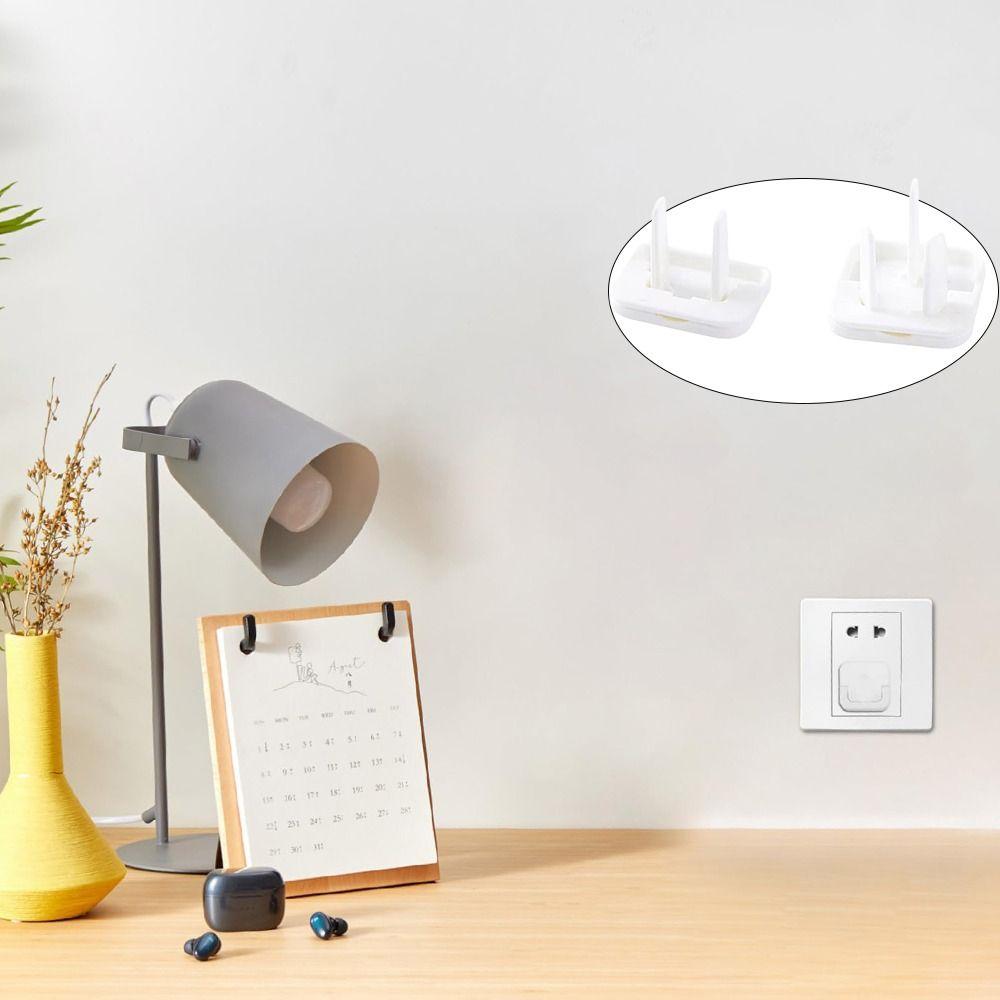 50pcs Two Holes Design Anti-electric Shock Protection Cover  Power Socket Protection
