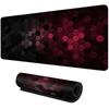 Large gaming Mouse Pad Big Red Blue gradient design nonslip rubber sewn edge gaming desk mat keyboard gamers and office work
