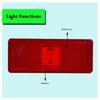 LED Side Indicator Lights Assembly Replacement for Universal For Bus Trucks Trailers Tractors Semi-Trailer Dump Truck (24 Volt)