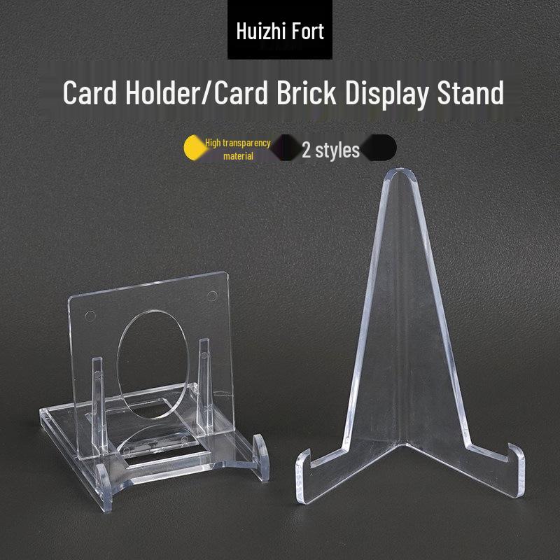 

Acrylic Transparent Universal Tripod Card & Mobile Stand Adjustable Stand (requires assembly)