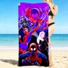 1Pc Spiderman Spiderverse Beach Towel, Quick Dry, Multi-Use for Beach Pool Gym Yoga Home Travel, Christmas, Halloween, Xmas Gift M929215