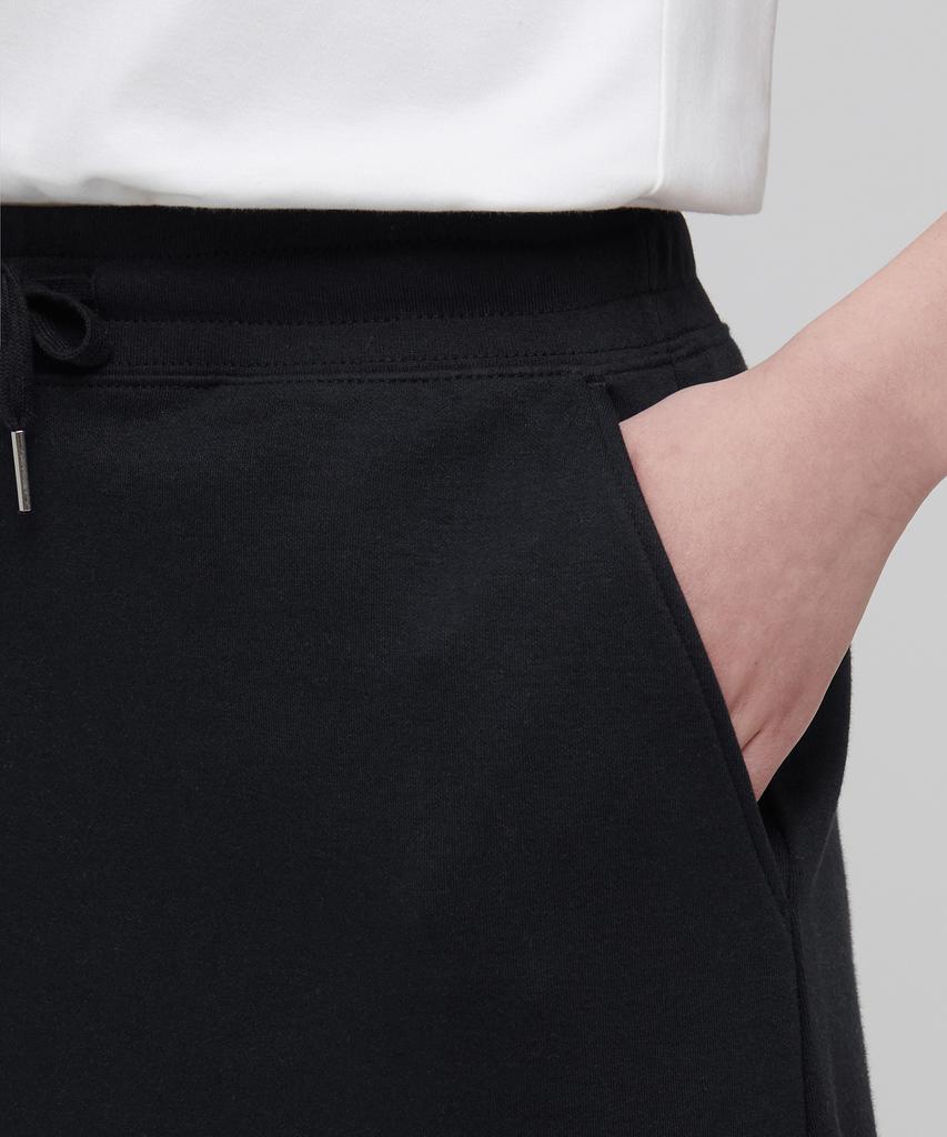 Musinsa Standard Woman Women'S Flat Terry Sweat Mini Skirt [Black]