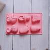 Cute Pacifier Baby Stroller Small Foot Shape Silicone Mold Cake Jelly Diy Chocolate Candy Soap Candle Mold Party Supplies