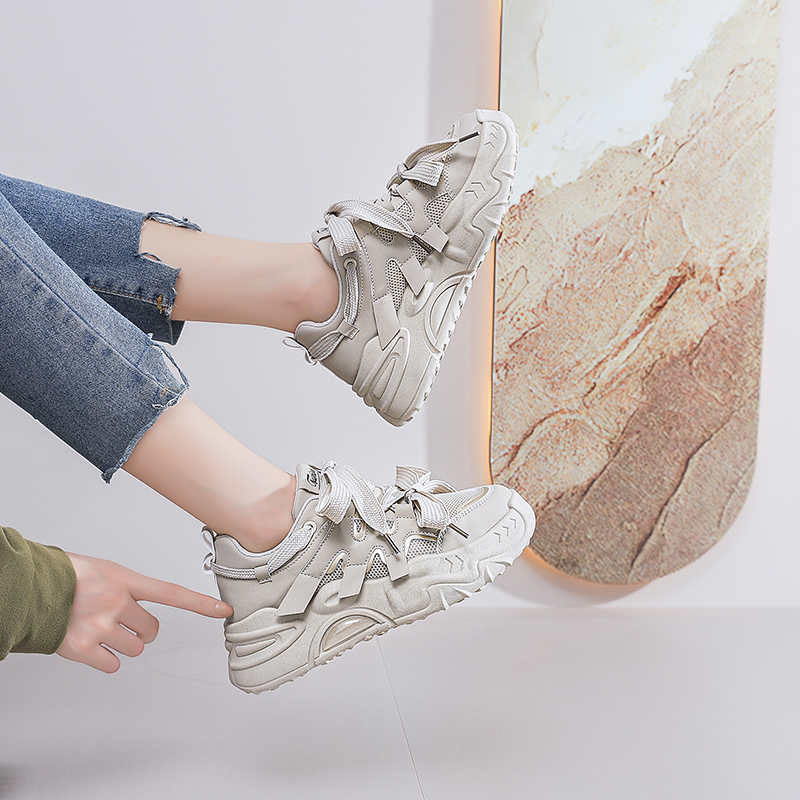 Fashion Plataform Natural Leather Rainbow Shoes Ladies Vulcanize Sneakers Size 47 Women's Loafers Sport Fitness Cute Basctt