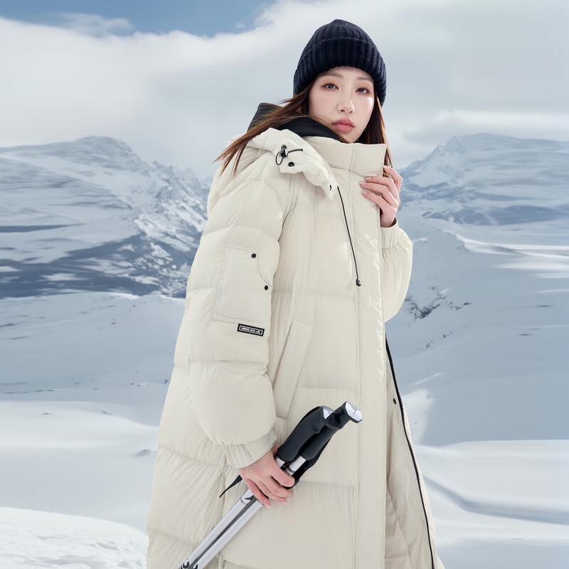 

Женское пальто Sancai большого размера, длинное, с капюшоном, на 90% из утиного пуха 2XL 175/100B