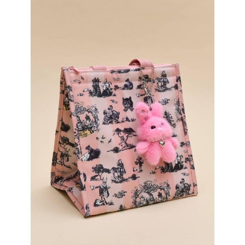 MOSSGARDEN1919 Boku Boku Character Keychain Star Cubic Rabbit (Pink)