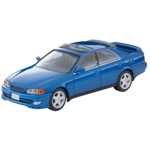 TOMYTEC Tomica Limited Vintage Neo 1/64 Scale LV-N224e Toyota Chaser 2.5 Tourer V (Blue) 1998 Model, Finished Model, 337164
