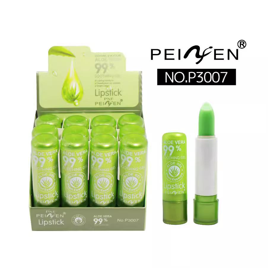 Aloe Vera Zbarvující balzám na rty Hydratační, Voděodolný Dlouhotrvající