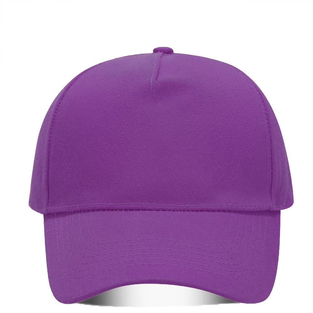 Einfache Baseballkappe in Unifarben mit Mehreren Farbauswahlen Für Tägliche Lässige Vielseitige Enten schnabelkappen für Herren und Damen Adjustable purple