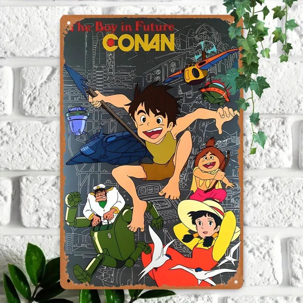 CONANFUTUREZ "Future Boy CONAN" Artwork - Waterproof Dustproof Wall Decor, Aesthetic Art for Home Bar Cafe