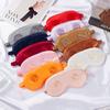 Flower Embroidered Eye Mask for Sleep Travel Comfort Women's Cosmetic Eye Mask with Flower Design