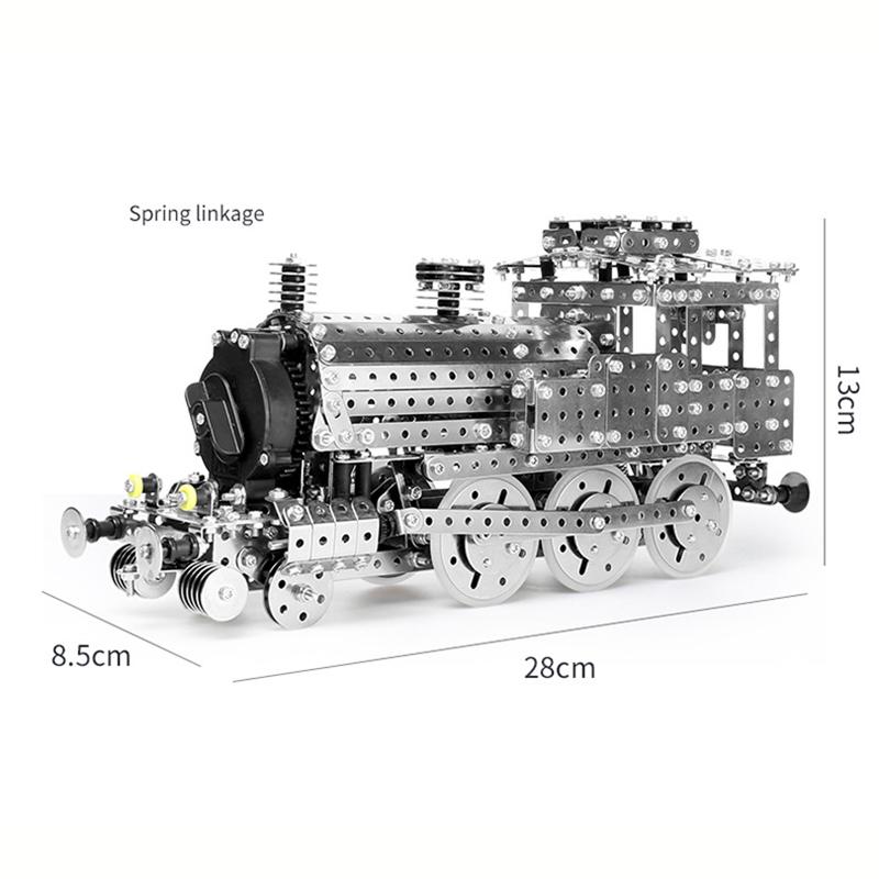 Adult Power Mechanical Assembly Building Block Boy Difficult Screw Nut Manual Assembly Motorcycle Model Metal Toy Gift