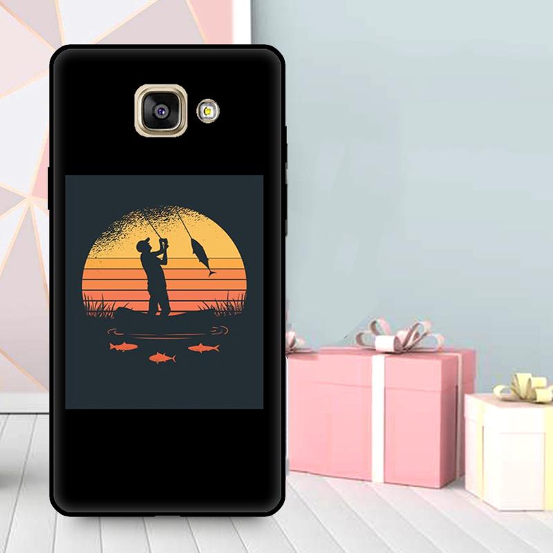Carp Fish Fishing Rod Case For Samsung Galaxy J3 J5 J7 J1 2016 A3 A5 2017 J4 J6 J8 A7 A9 A6 A8 Plus 2018 Cover