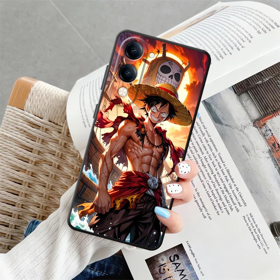 

Phone Cover Case for Vivo Y22 Y33S Y35 Y19 Y30 Y20 Y21 Y27 Y12 Y15S Y16 Y17 Y02 Y11 Y31 Y36 Cool Luffy ACE vivo Y33s 4G