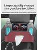 Car Multi-Function Seat Back Organizer: Storage Box, Tissue Holder, Cup Holder, Bag.