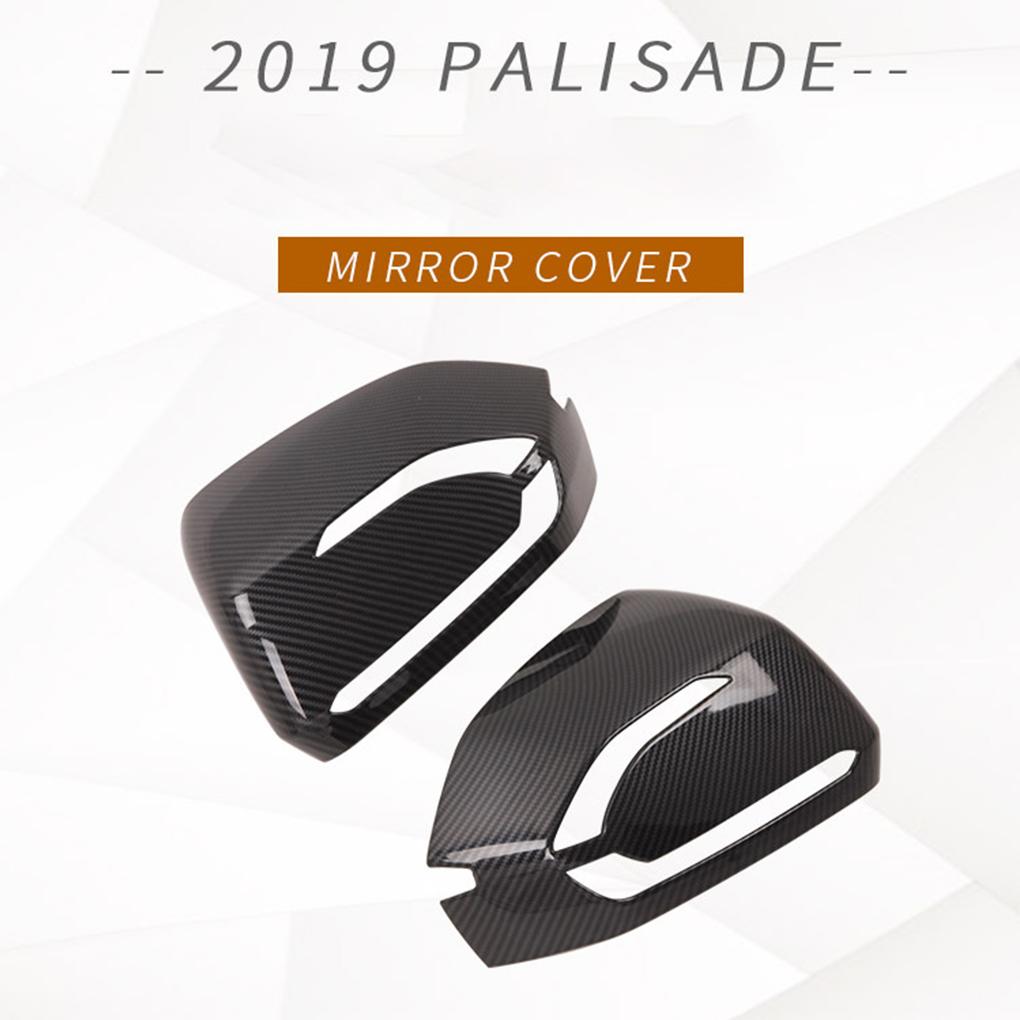 Car ABS Paste Side Door Mirror Cover For Palisade 2020 2024 2024 2024 Auto Exterior Sides Rearview Cover