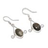 Labradorite Gemstone Handmade 925 Sterling Silver Jewelry Earring 1.62" KJ-847