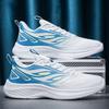 Men's Running Shoes Mesh Lightweight Casual Breathable Flat Sneakers 2025 New Trendy Lace-up Big Size Tennis Shoes for Men