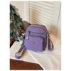 Shoulder Bag Women Nylon  Multi Compartment Adjustable Strap Daily Commute