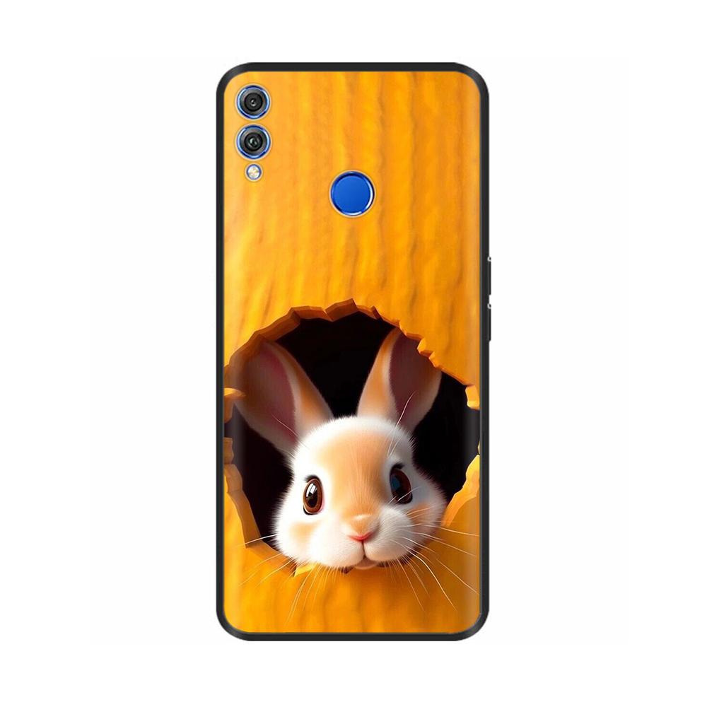 Shockproof Cover For Honor 8X Case Soft TPU Silicone Back Cover For Huawei Honor 8X Cases Honor8X Animals Painted Cover Fundas