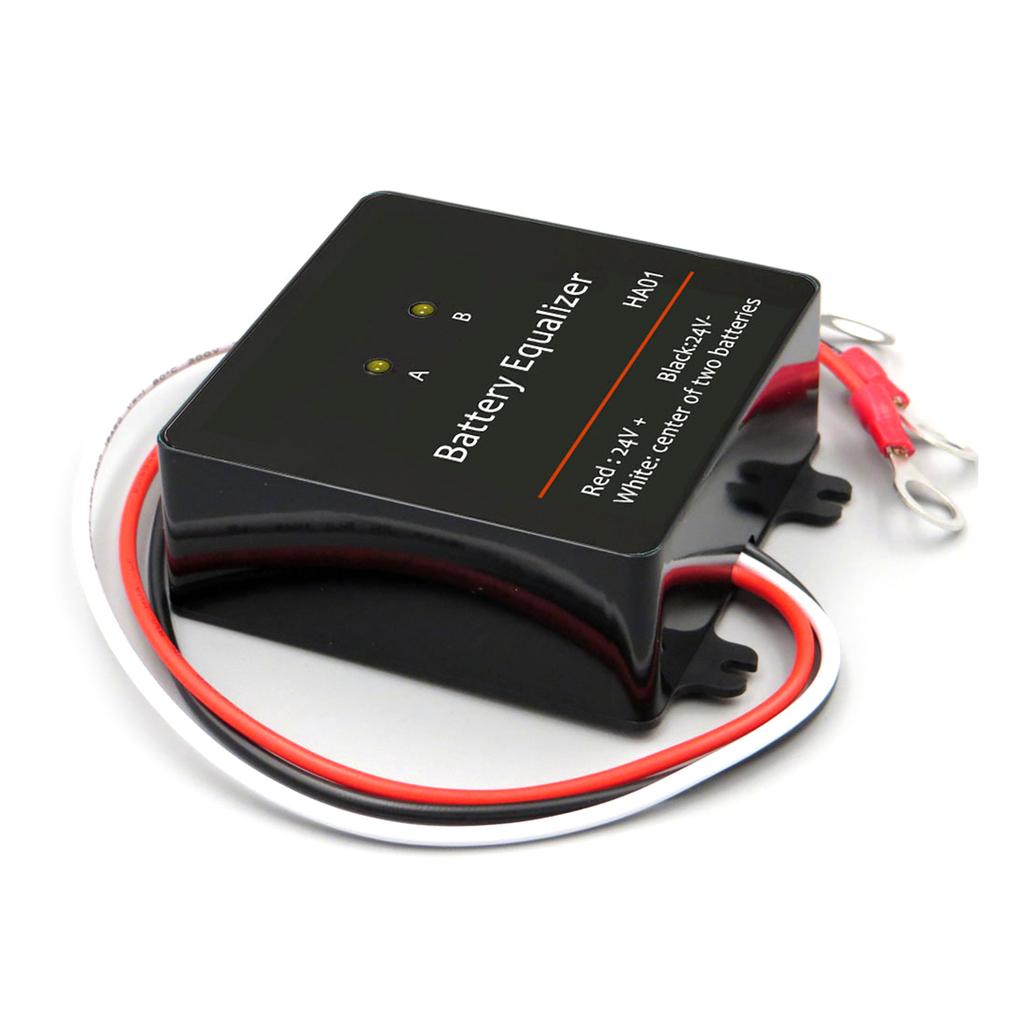 Batterien Spannungsausgleicher 24V Batterieausgleicher für Blei-Säure-Lithium-Batterie mit LED-Anzeige Batterieausgleicher