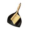 Small Broom Dustpan Set Ergonomic Natural Bamboo Handle Soft Bristles Portable Decorative Mini Broom Kit
