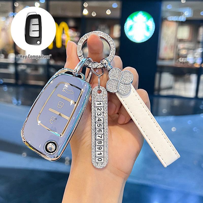 Geely Folding Key Cover for Vision X3, King Kong, Emgrand GL, Panda S1, Boyue X1, Xingrui, Binrui.
