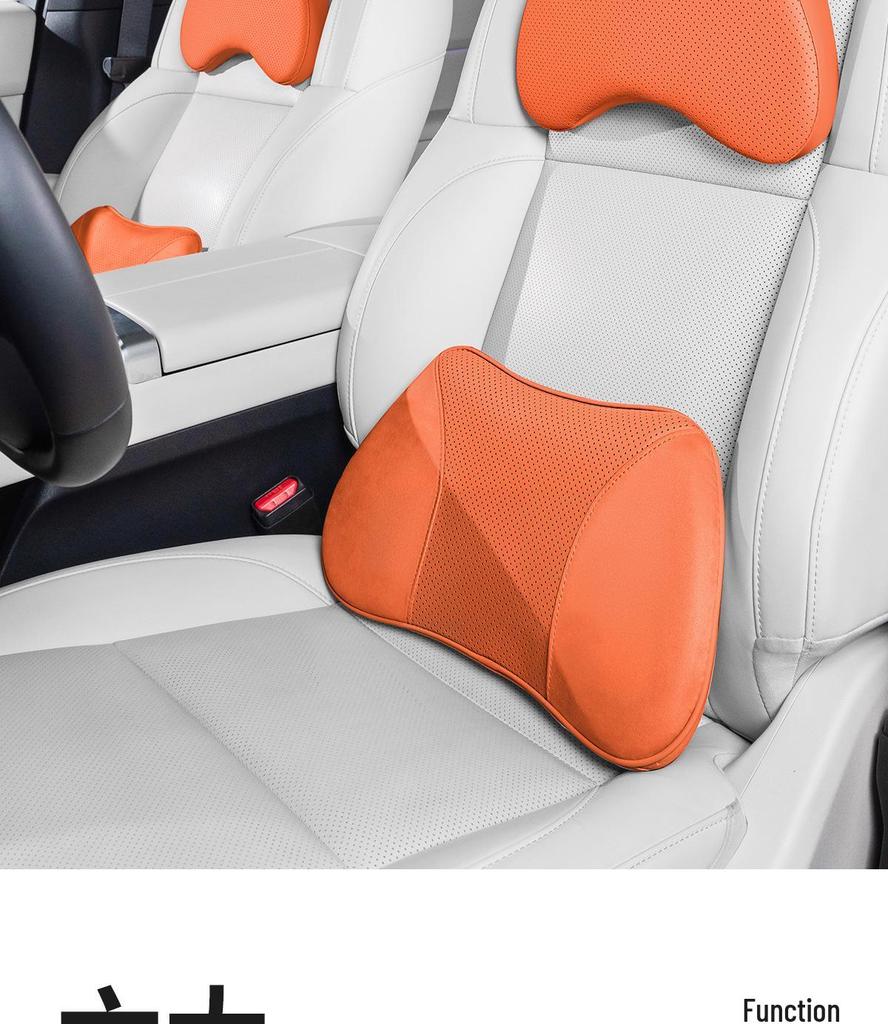 Compatible Headrest Neck Pillow & Lumbar Support for BYD Models: e2, e3, e9, S6, S7