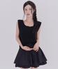 Tetemochi Crochet Knit Vest (Black)