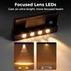 12pc Solar Fence Lights Outdoor Waterproof IP65 Solar Powered Auto On/Off Step Wall Lamp Decor for Yard Porch Patio Deck Garden