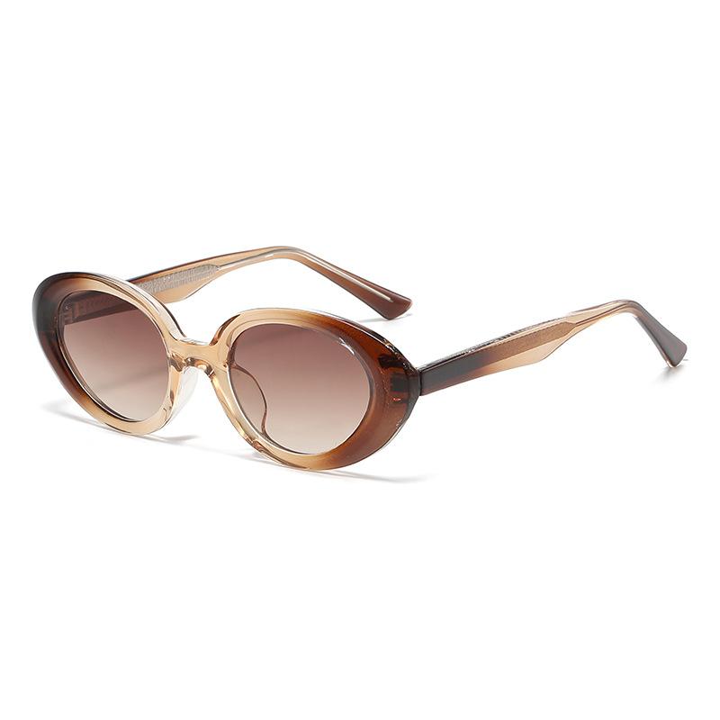 35019 Oval Ferrule Legs Tr Sunglasses, Personalized Hip-Hop Glasses, Wind Street Shot Trendy Sunglasses