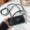 For Iphone16Promax Phone Case Apple 17 Crossbody Rope 13 Mickey Mouse Wallet 15/Xr Card Case 8