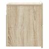 Wall Mounted Nightstand Sonoma Oak 33 x 34.5 x 43 cm