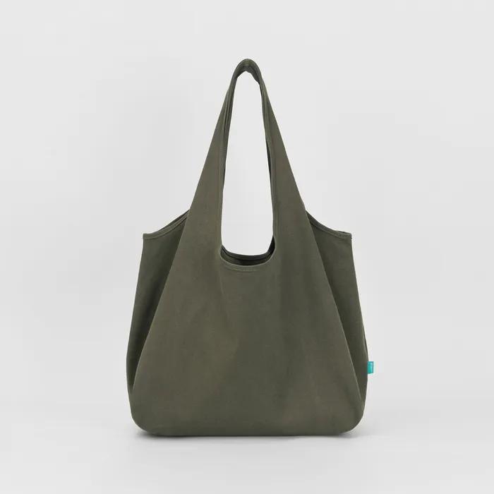 Vintage Canvas Shopper Bag OLIVE