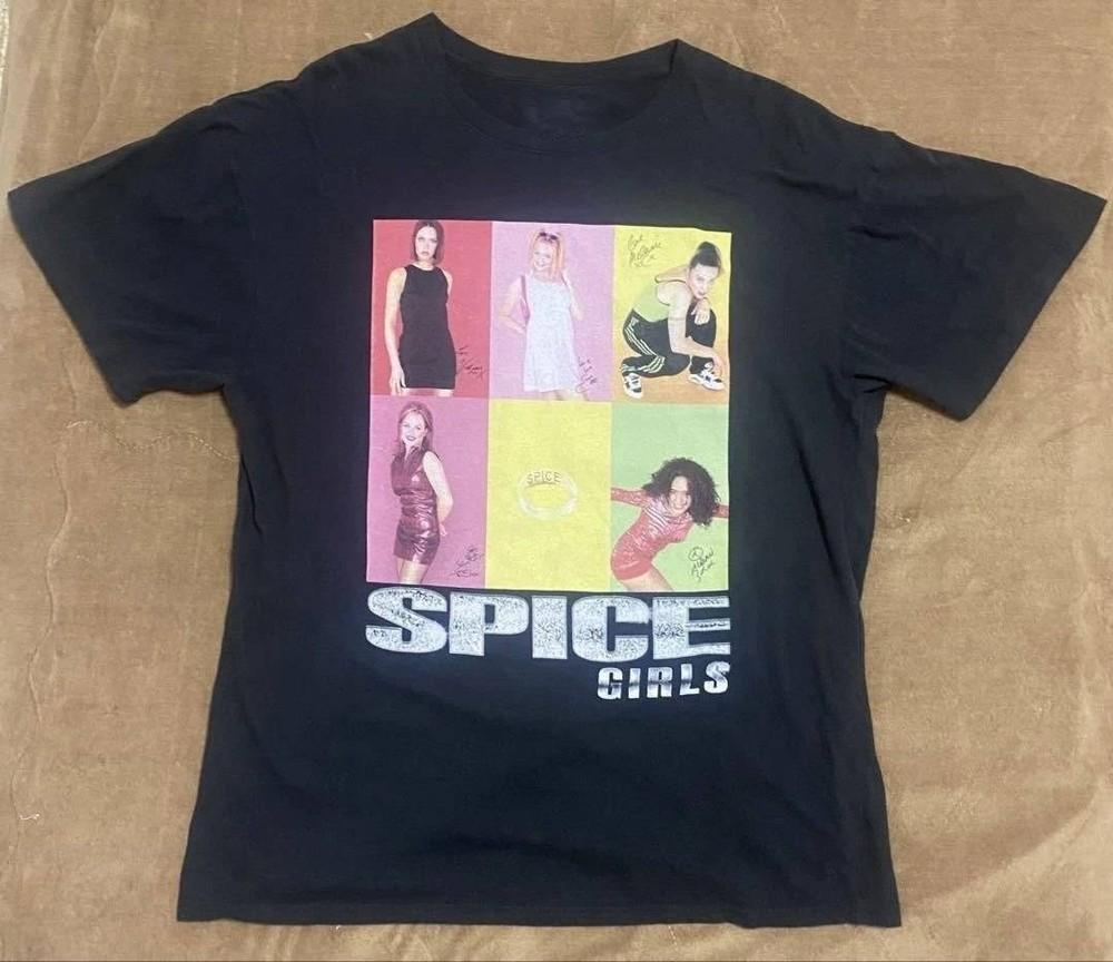 Spice Girls 90s Band , Retro Pop Music Tee, Vintage Style Graphic Shirt Unisex T-Shirt XXL