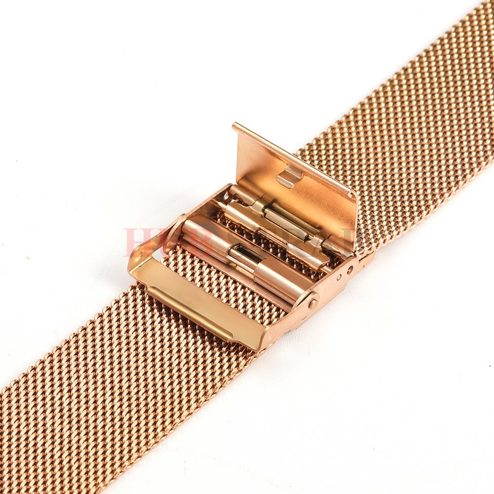 Milanese Strap Universal Bracelet Quick Release 12mm 14mm 16mm 18mm 19mm 20mm 22mm 24mm 0.6mesh Stainless Steel Watch Accessory