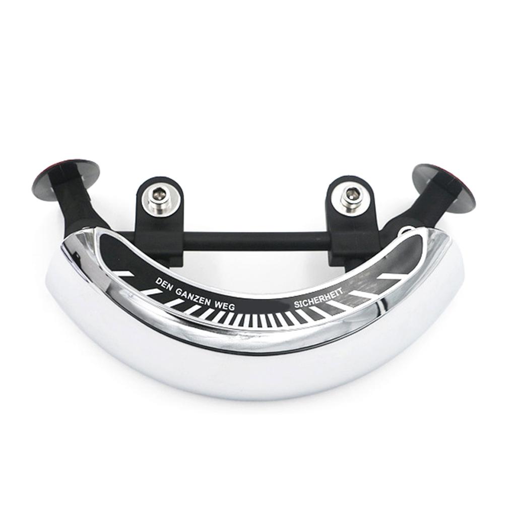 Motorrad Windschutzscheibe 180+ Grad Toter Winkel Spiegel Weitwinkel Rückspiegel Sicherheit Hilfs Rückspiegel