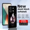 Chained Soldier Phone Case For Redmi Note 14 13 12 11 Pro Plus S 5G 14C A3 Soft Black Phone Cover