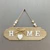 Decorative House Sign with Bow Knot Decor Letter Print Hanging Sign Versatile Door Welcome Sign Home Decoration